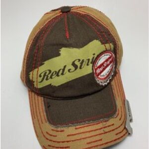 Red Stripe Beer One Size Baseball Cap with bottle opener